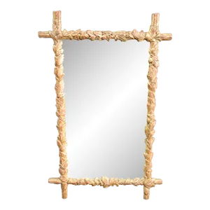 Gilt & Floral Wall Mirror