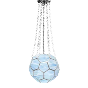 Contemporary Marjorie Skouras 15" Honeycomb "Cielo" Lantern