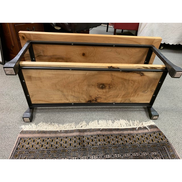 Industrial Restoration Hardware Knotty Wood & Iron Coffee ...