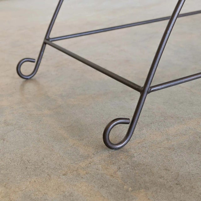 Tan Panoplie Iron Loop Bench, Trim For Sale - Image 8 of 8