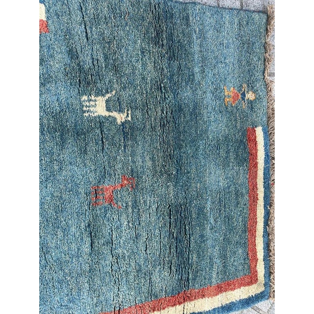 1970s Vintage Gabbeh Rug, 1970s For Sale - Image 5 of 18
