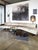 Alwa One Super Big Side Table with Smoky Grey Top & Brushed Stainless Steel Base by Sebastian Herkner for Pulpo For Sale - Image 4 of 5