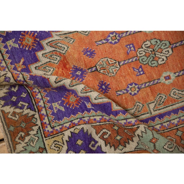 Shabby Chic Vintage Distressed Oushak Rug - 2'5" x 3'11" For Sale - Image 3 of 9