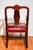 Beautiful English Antique Carved Wood Walnut Desk Arm Chair Leather Seat For Sale - Image 14 of 18