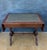 Spanish Regency Revival Drop-Leaf Writing Table with Leather Top, 1940s For Sale - Image 10 of 15