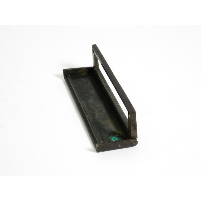 Large Brutalist Bronze Pull Handles with Letter Slot and Doorbell from Alpan, Germany, 1970s, Set of 3 For Sale - Image 15 of 18