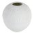 Vintage Ak Kaiser White Bisque Porcelain Ball Vase With a Reptilian Op Art Motif For Sale