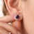 Add timeless elegance to your jewelry collection with these stunning Amethyst Stud Earrings. These earrings feature rich,...