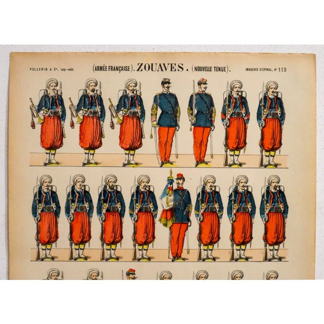 Date: 1880s-1890s Size: 11.5 x 15.5 inches Printer: Pellerin et cie. About this poster: Imagerie d'Épinal was a print...