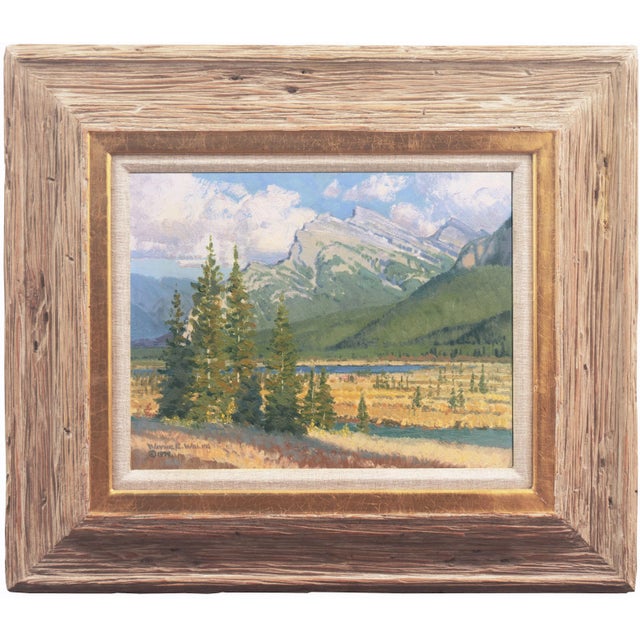 Signed lower right, 'Wayne E Wolfe' (American, born 1945), dated 1979 and titled verso, 'Mt. Rund'. Framed dimensions: 20...