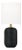 Hable by Visual Comfort Studio Hable Fanny Table Lamp in Rough Black Ceramic For Sale