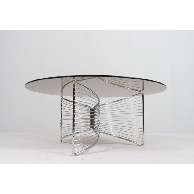 1970s Space Age Coffee Table in Wire, Germany, 1970s For Sale - Image 5 of 15