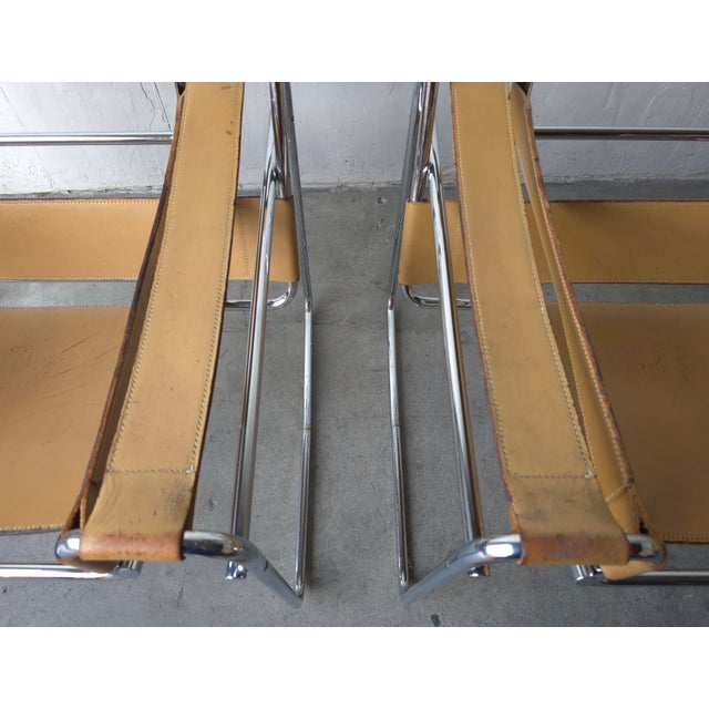 Vintage Set of Knoll Wassily Chairs by Marcel Breuer For Sale - Image 9 of 14