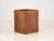 Wood and Cane Wastebasket or Trash Can, 20th Century For Sale - Image 4 of 9