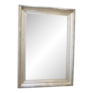 Antique Silverleaf Mirror For Sale
