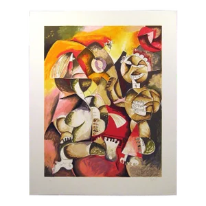 Alexandra Nechita "Forever Happy" Hand Signed Art Lithograph