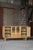 Gold Danish Oak Sideboard with Leaded Glass Doors by Henning Kjærnulf, Denmark, 1960s For Sale - Image 8 of 18