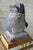 Wood Circa 1991 Stylistic Hand Carved Wooden "Golden Eagle Head" Bust - Santa Fe, New Mexico For Sale - Image 7 of 18