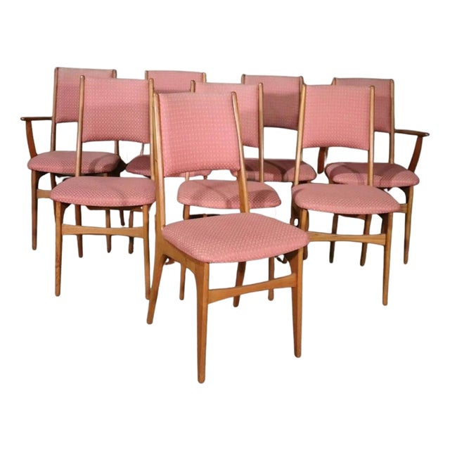 Mid 20th Century Danish Mid-Century Dining Chairs - 8 Pieces For Sale