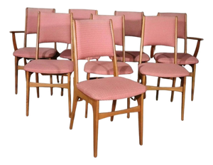 Mid 20th Century Danish Mid-Century Dining Chairs - 8 Pieces