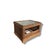 Mid-Century Coffee Table in Wicker Bamboo with Glass Top For Sale - Image 5 of 6