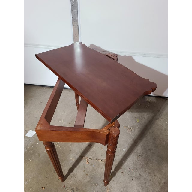 Mahogany Hinged Flip Top Game Tables a Pair Chairish