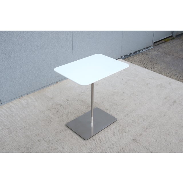 Minimalist Jephson Robb for Bernhardt Design Quiet Rectangular Laptop Side Table For Sale - Image 9 of 18