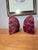 Pink Large Pink Agate Geode Bookends, Polished Natural Stone Crystal Pair With Sculptural Form For Sale - Image 8 of 9