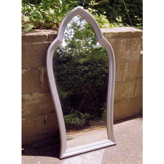 Silvered Cathedral Shaped Mirror Chairish