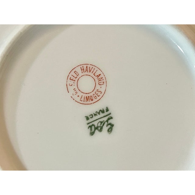 19th C. French Limoges Gilt Edge Porcelain Tray For Sale - Image 9 of 9