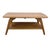 Small Wakefield-Style Mid-Century Wood Coffee Table, 1950s For Sale - Image 9 of 18
