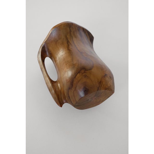 Vintage Handcrafted Wooden Pitchers, Set of 2 For Sale - Image 5 of 9