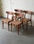 Wood Danish Teak Dining Chairs Set of 4 – Vintage Mid Century Modern Chairs 1960s For Sale - Image 7 of 9