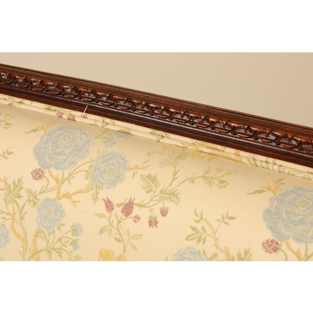 Brown Meyer Gunther French Louis XVI Upholstered Sofa For Sale - Image 8 of 17