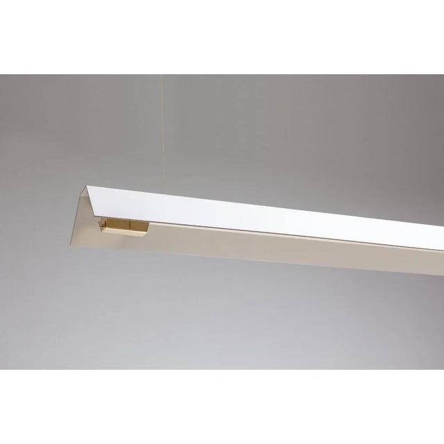 Contemporary Small Misalliance Ex Pure White Suspended Light by Lexavala For Sale - Image 3 of 5