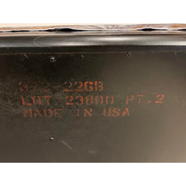 Bernhardt Campaign Style Black Bachelors Chest With Brass Hardware, a Pair For Sale - Image 11 of 12