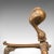 1880s Antique Victorian French Brass Decorative Fireside Tool Rests For Sale - Image 6 of 13