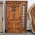 Not Yet Made - Made To Order Handcrafted Solid Wood Rustic Exterior Single Door With Sidelight – Custom Mexican Design Made to Order For Sale - Image 5 of 16