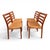 Brown Model 408 Teak Paper Cord Dining Chairs by Niels Otto Møller for J.L. Møllers, 1975, Set of 4 For Sale - Image 8 of 18