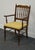 Baumritter Ethan Allen Baumritter Georgian Court Solid Cherry Spindle Back Dining Arm Chair 11-6041a For Sale - Image 4 of 11