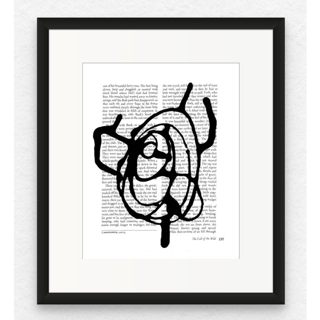2020s Black & White Abstractions Series' (1) - Framed Gallery Wall Art Prints Installation by Diane Grant - Set of 15 For Sale - Image 5 of 12