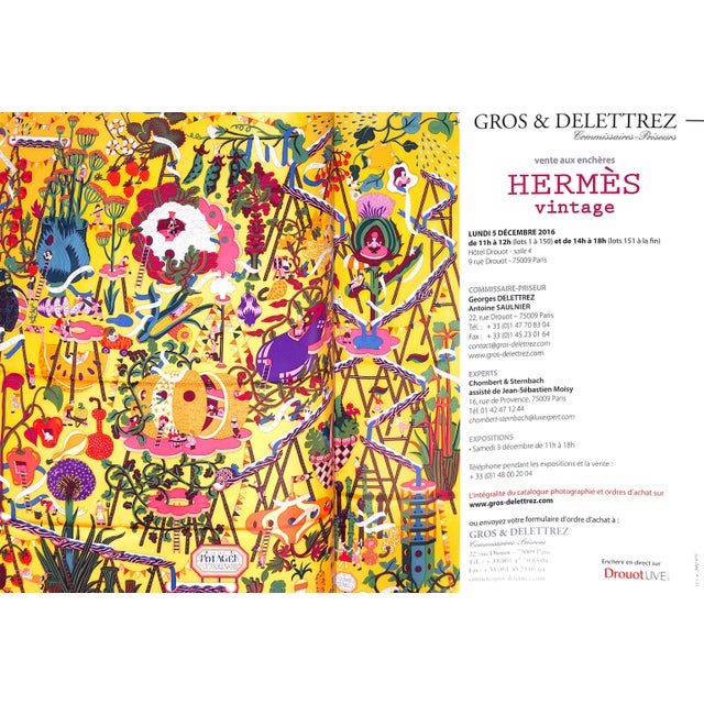 Traditional Hermès Paris Vintage Auction Catalog 2016 For Sale - Image 3 of 15
