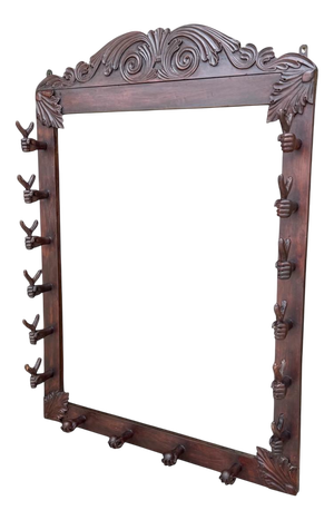 Mahogany Cane Holder Rack