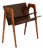Vintage Magazine Rack in Beech and Ash, 1950s For Sale