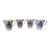Late 20th Century Nikko Christmastime Octagonal Footed Set of Coffee Mugs - Set of 4 For Sale