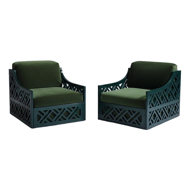 Vintage Armchairs from Vivai Del Sud, 1970s, Set of 2 For Sale