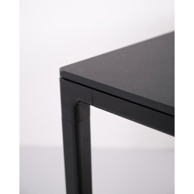 Metal T12 Dining Table in Black Linoleum from Hay, 2009 For Sale - Image 7 of 12