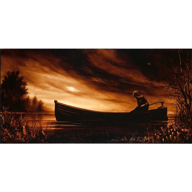 This powerful image depicts the depths of sorrow in this metaphorical personification. In the gothic tradition of high...