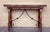 20th Century Spanish Console Fold Out Farm Table with Wood Stretcher For Sale - Image 16 of 18