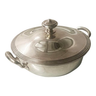 Vintage Christofle Silverplate Covered Vegetable Serving Dish For Sale